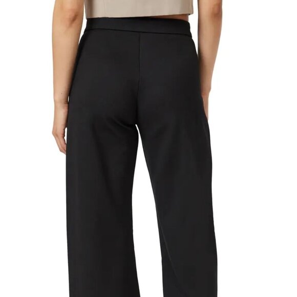 Mavi Jeans Sherry High Rise Wide Leg Pants in Black - Picture 3 of 5